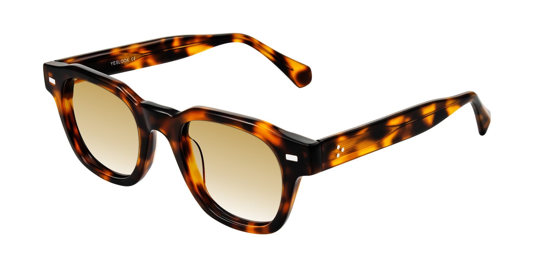 Angle of Orin in Tortoise with Champagne Gradient Lenses
