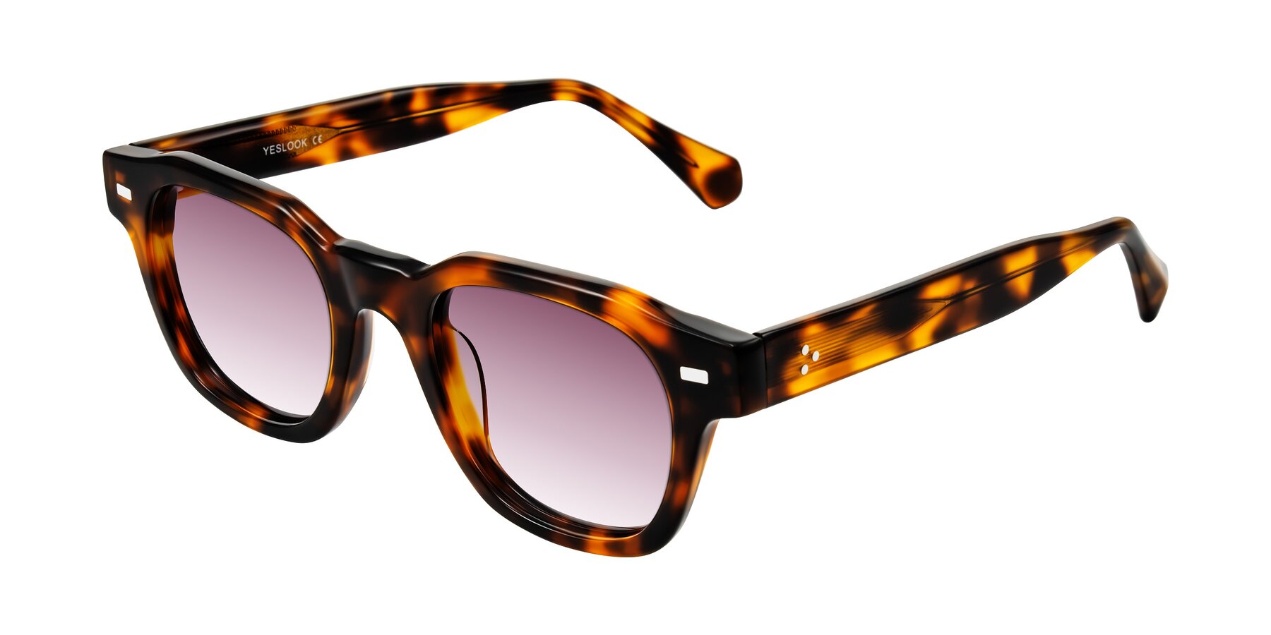 Angle of Orin in Tortoise with Wine Gradient Lenses