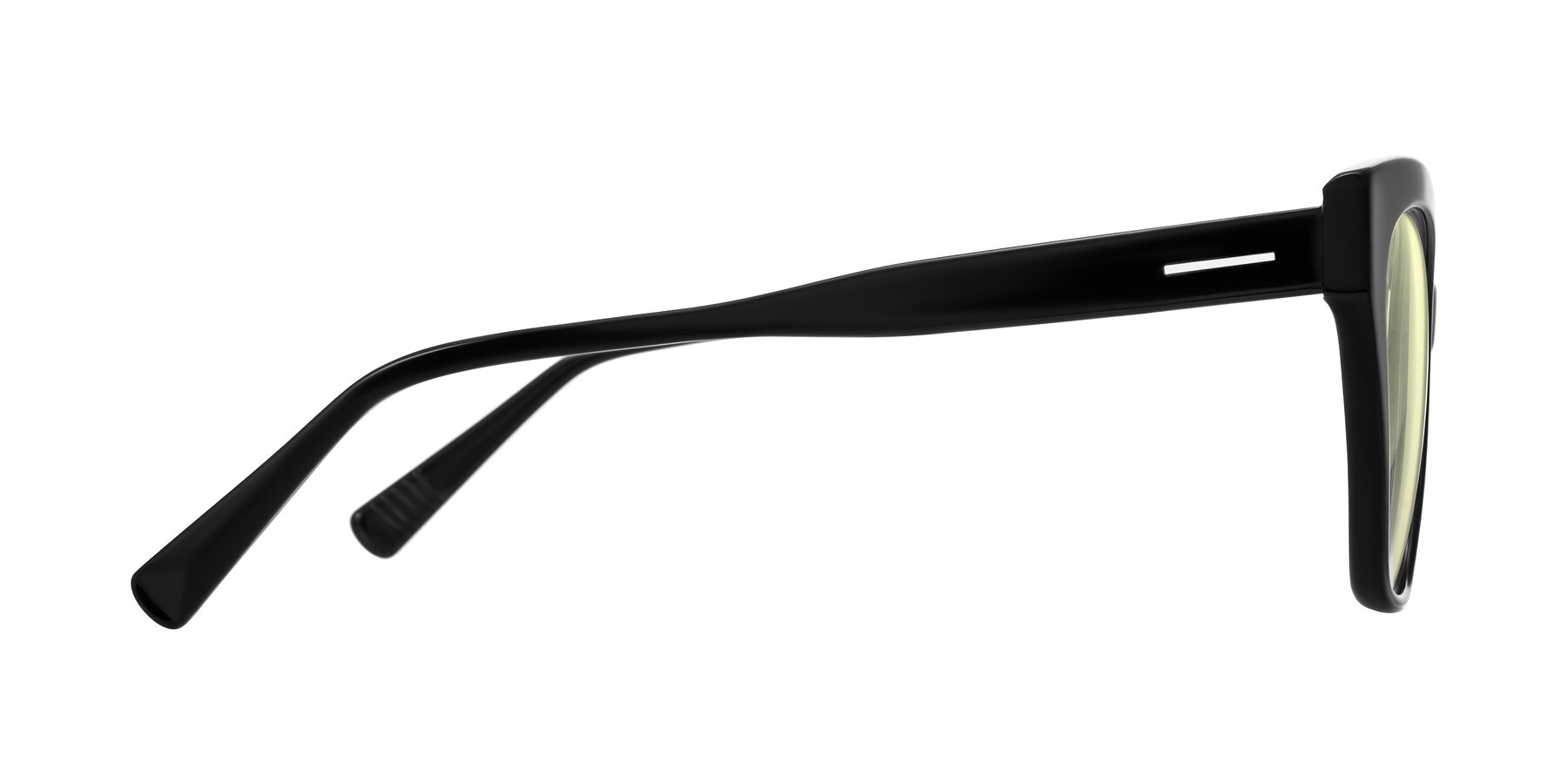 Side of Landecho in Black with Light Yellow Tinted Lenses