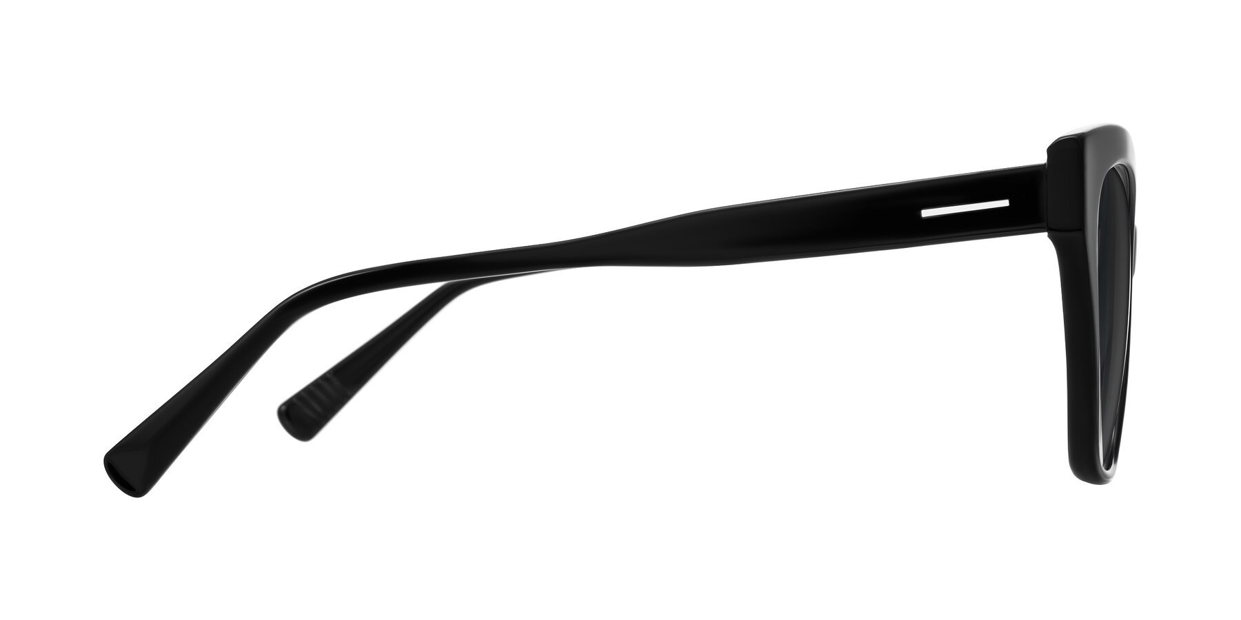 Side of Landecho in Black with Gray Tinted Lenses