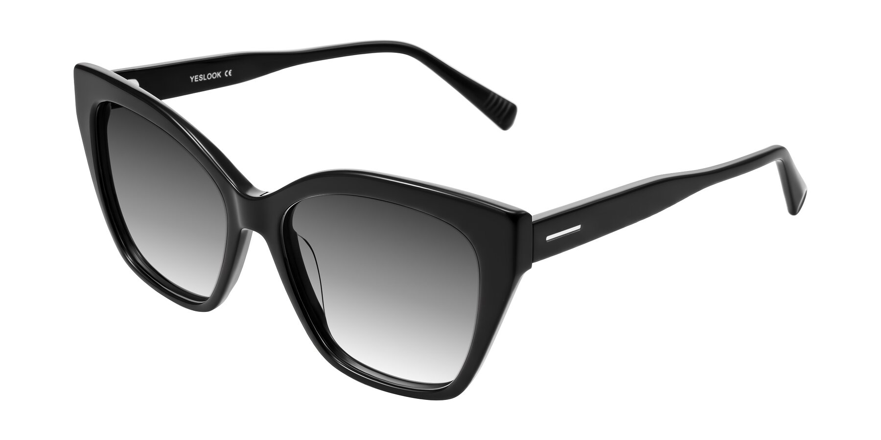 Angle of Landecho in Black with Gray Gradient Lenses
