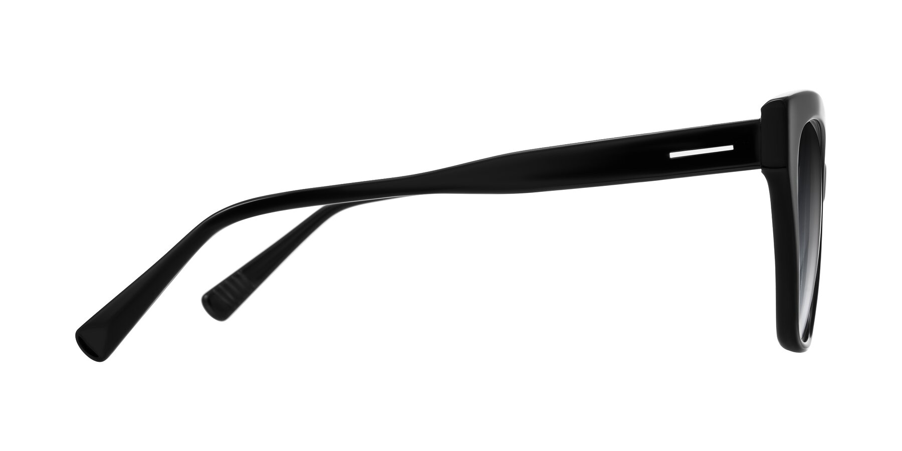 Side of Landecho in Black with Gray Gradient Lenses