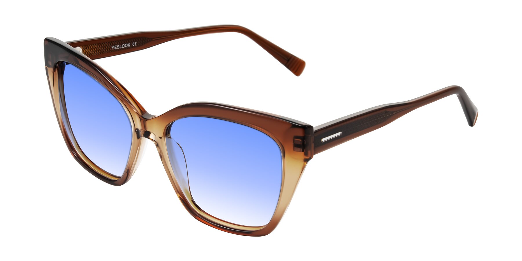 Angle of Landecho in Gradient Brown with Blue Gradient Lenses