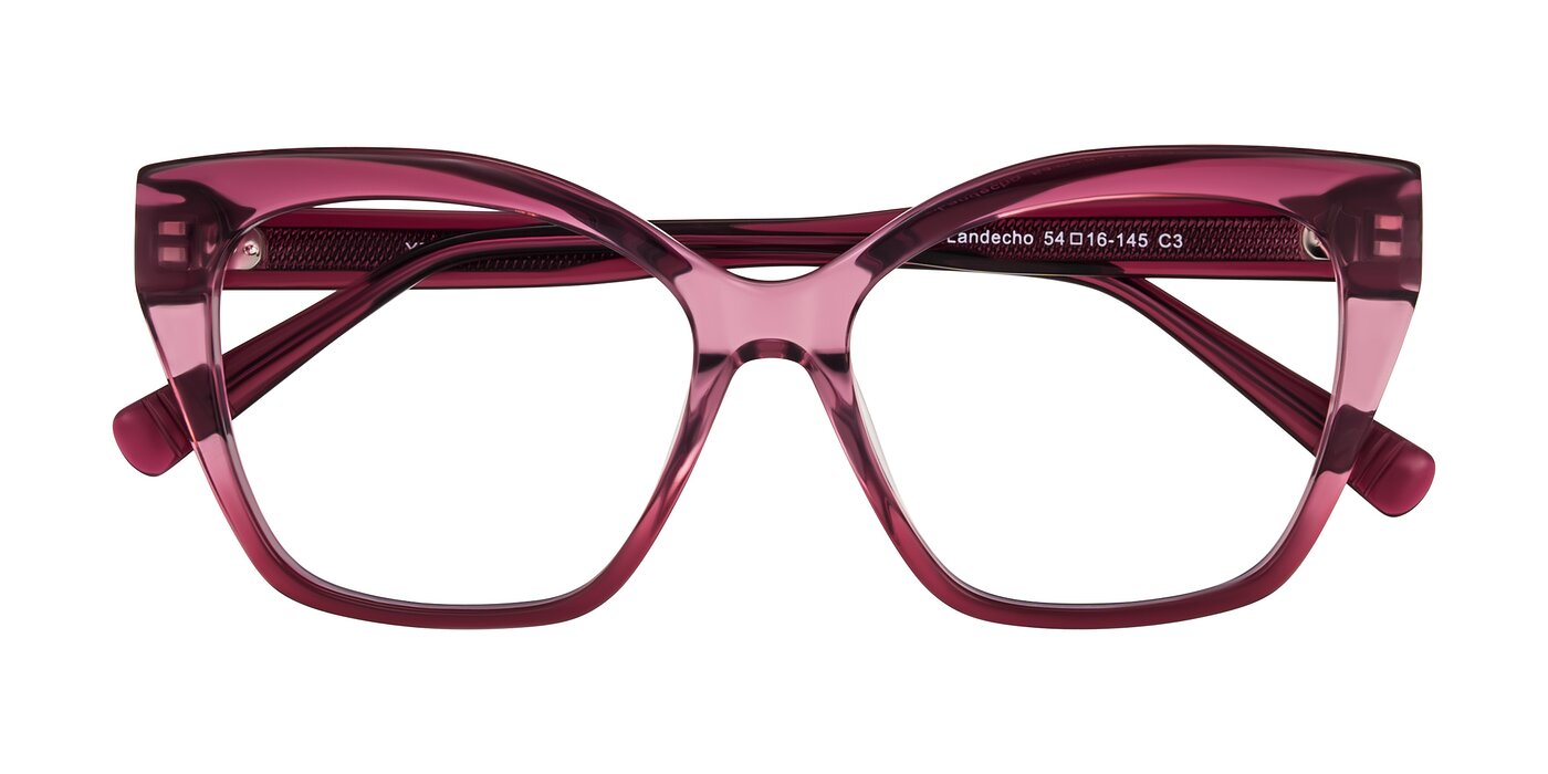 Landecho - Gradient Purple Reading Glasses
