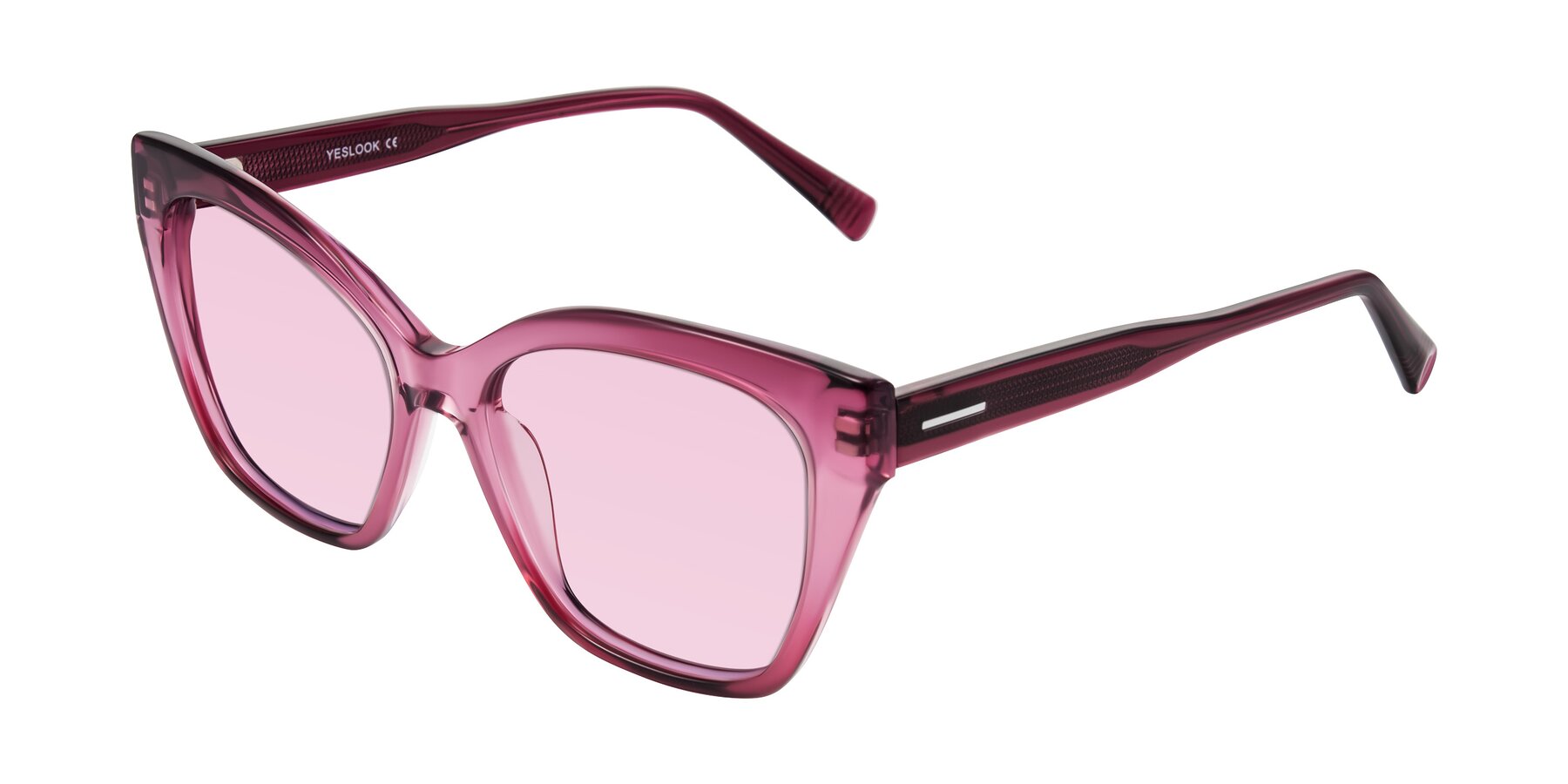 Angle of Landecho in Gradient Purple with Light Pink Tinted Lenses