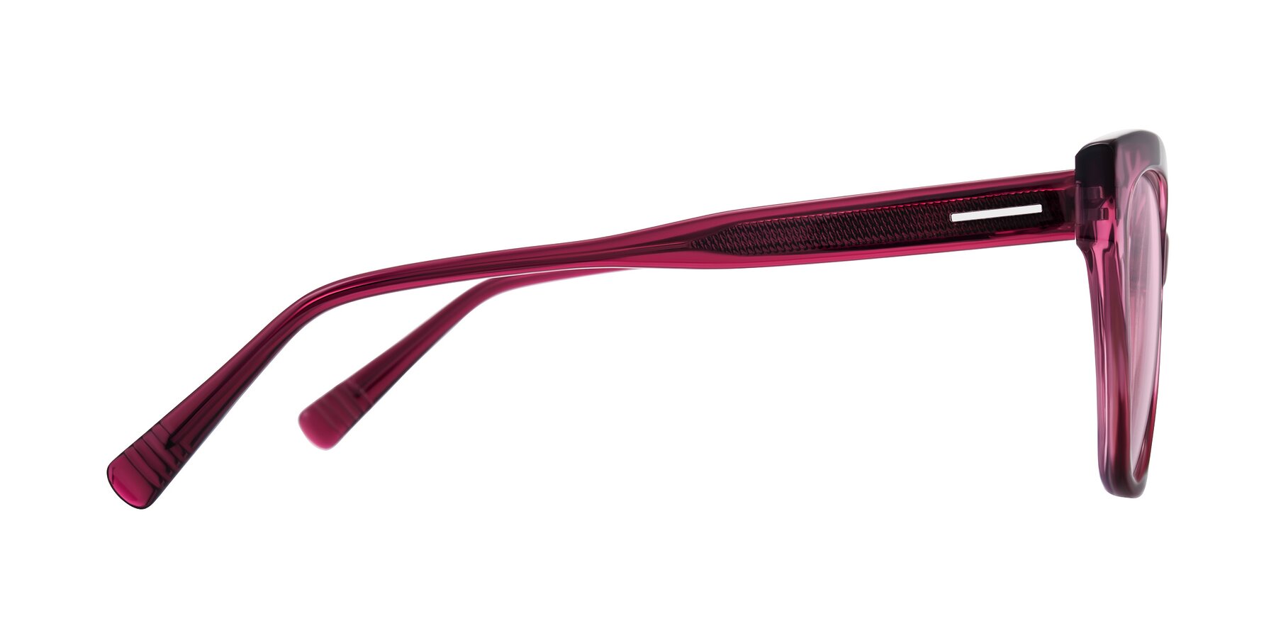 Side of Landecho in Gradient Purple with Light Pink Tinted Lenses