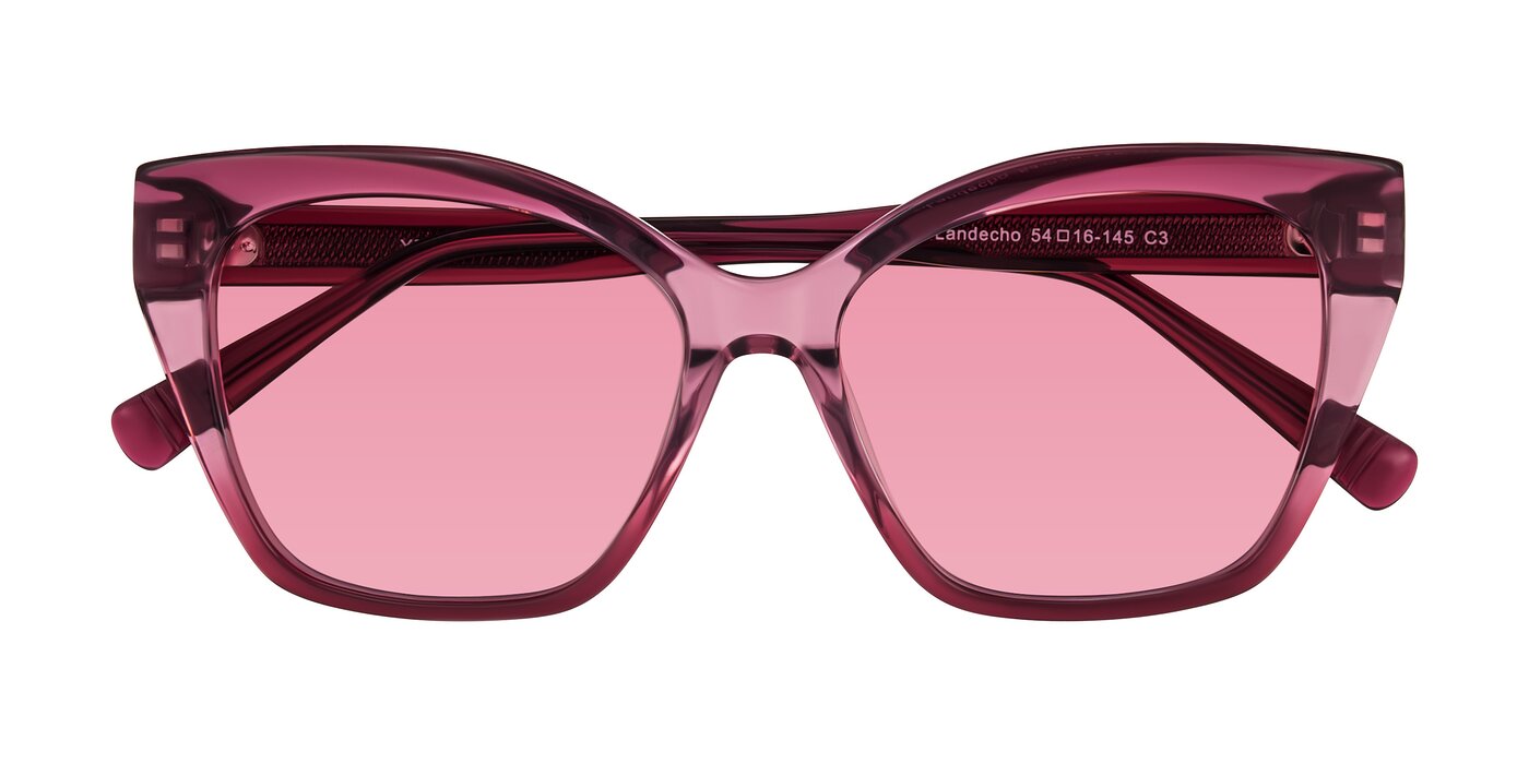 Landecho - Gradient Purple Tinted Sunglasses