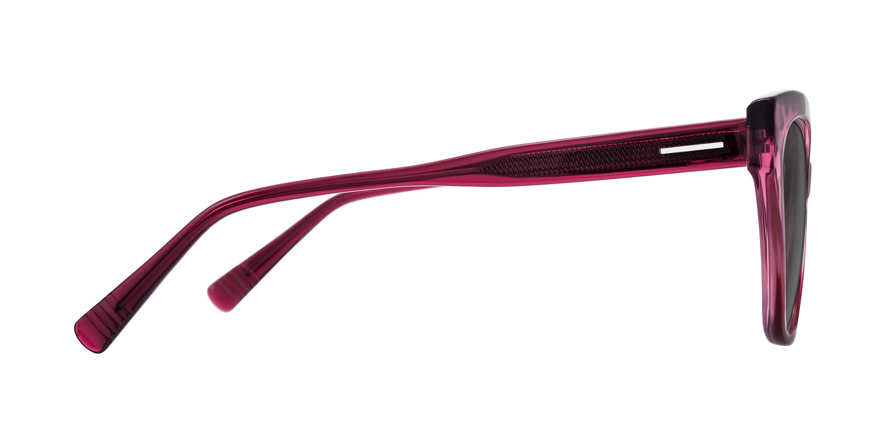 Side of Landecho in Gradient Purple with Medium Gray Tinted Lenses