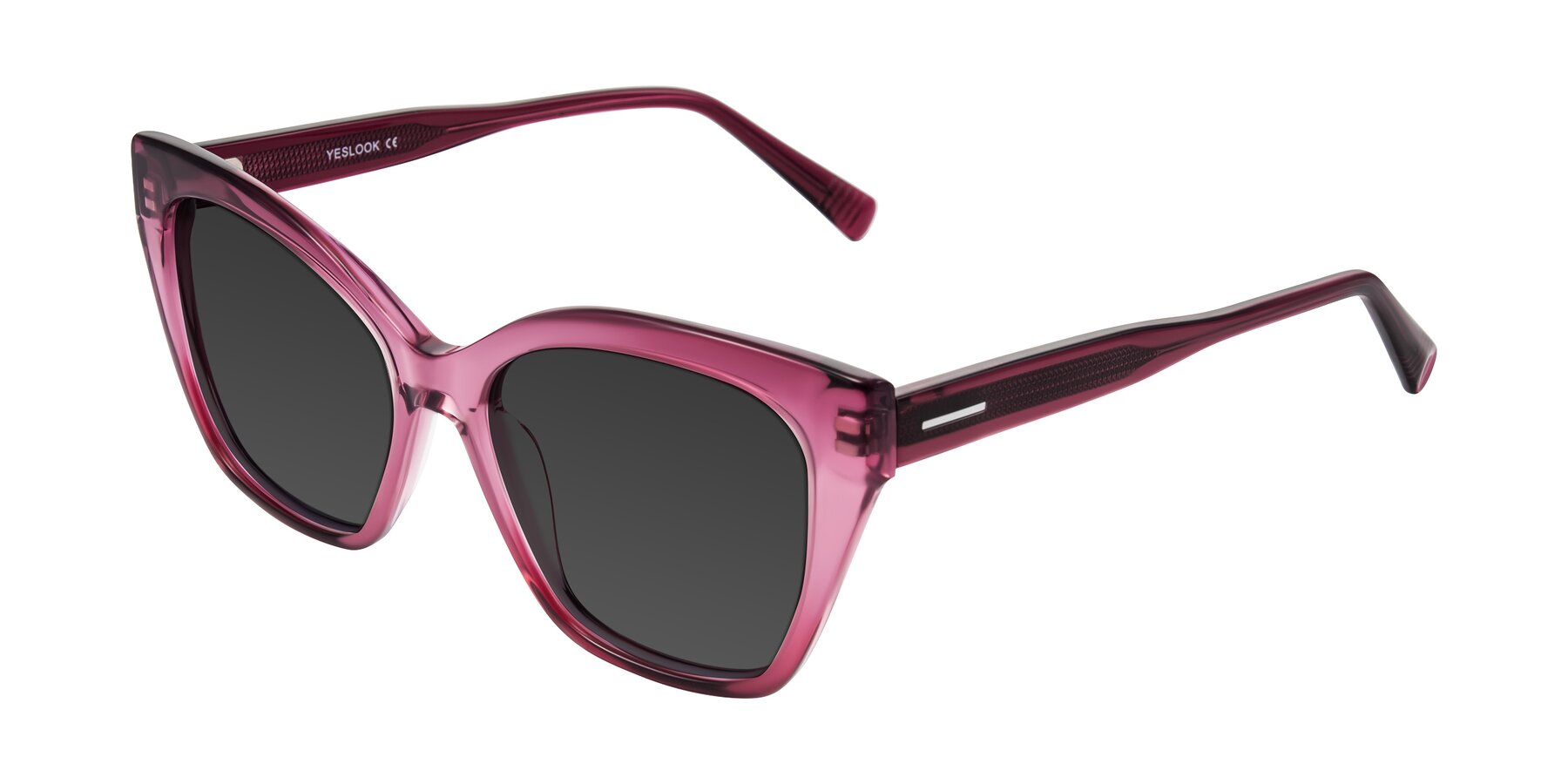 Angle of Landecho in Gradient Purple with Gray Tinted Lenses