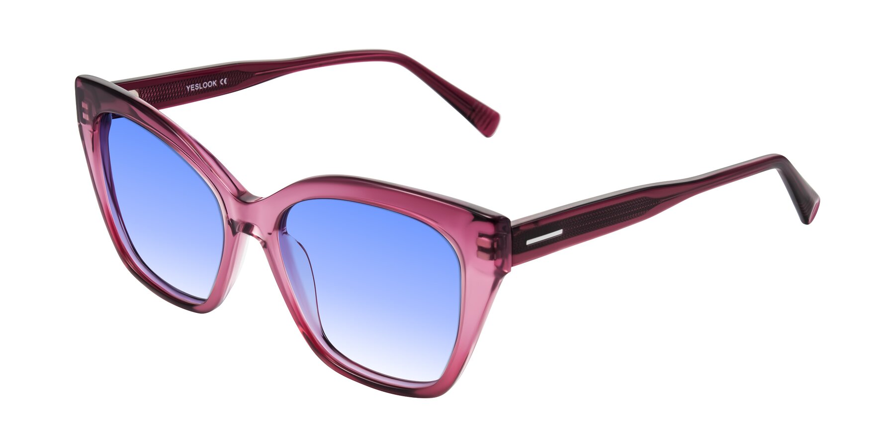 Angle of Landecho in Gradient Purple with Blue Gradient Lenses