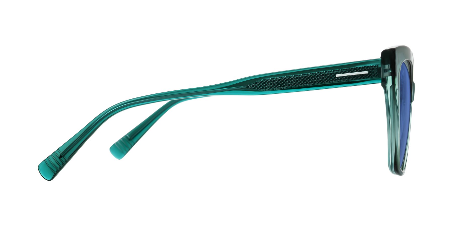 Gradient Emerald Green Oversized Acetate Butterfly Tinted Sunglasses ...