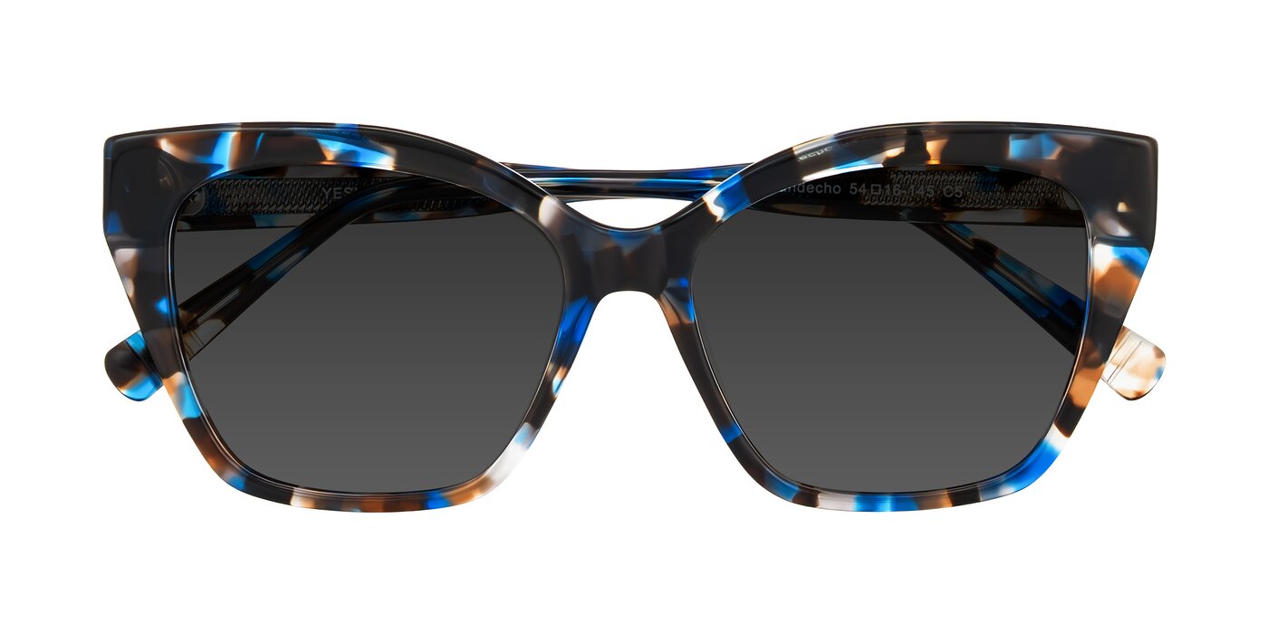 Landecho - Blue Tortoise Tinted Sunglasses