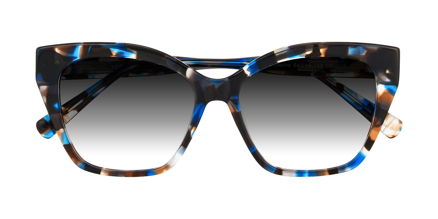 Landecho - Blue Tortoise Gradient Sunglasses