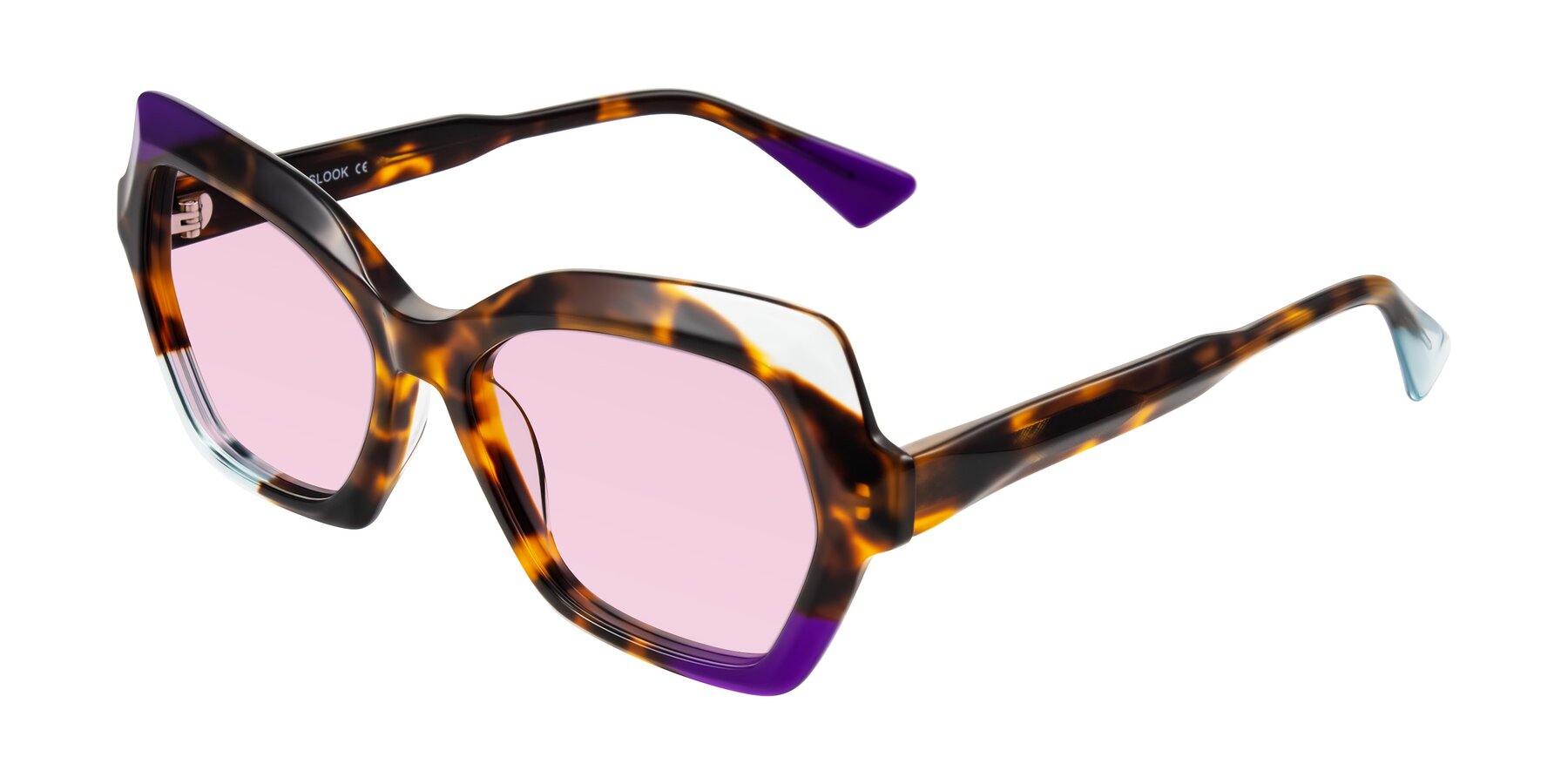 Angle of Elowen in Slow Burn with Light Pink Tinted Lenses