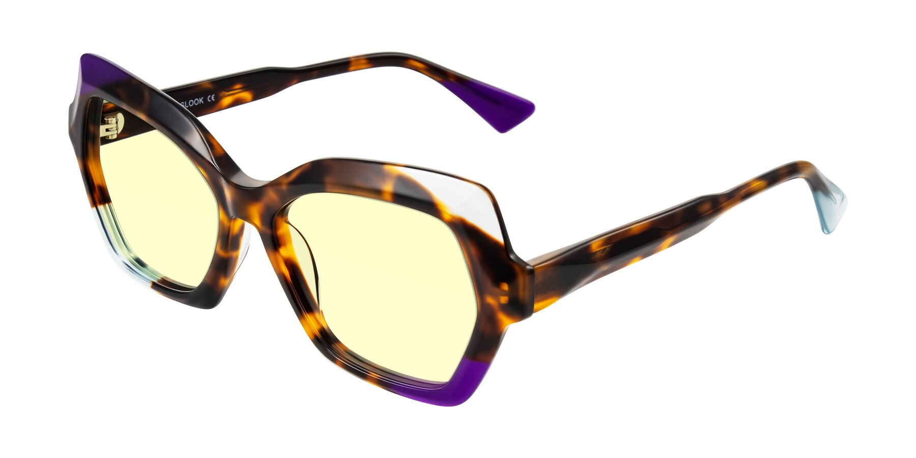 Angle of Elowen in Slow Burn with Light Yellow Tinted Lenses