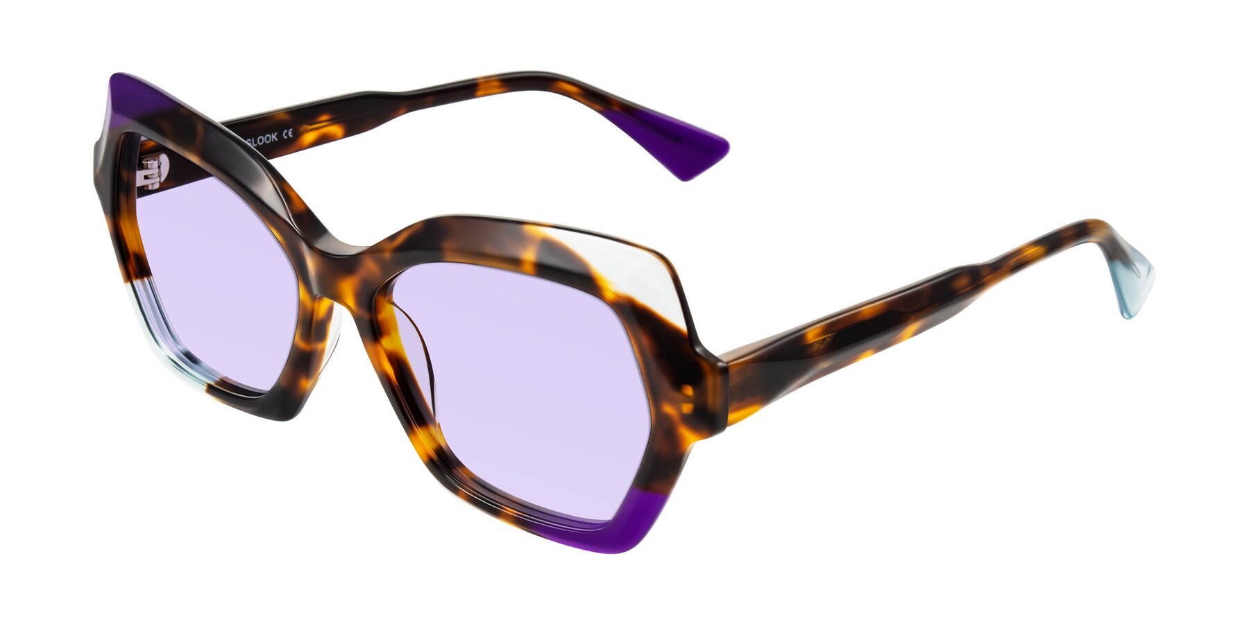 Angle of Elowen in Slow Burn with Light Purple Tinted Lenses