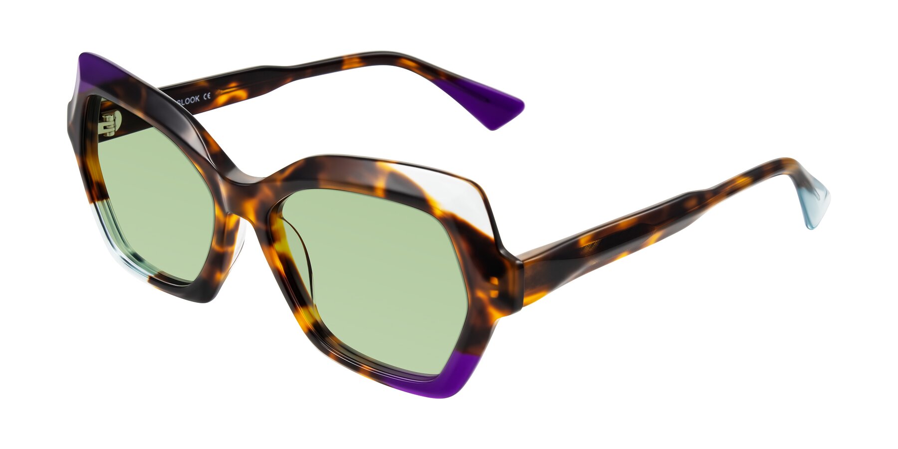 Angle of Elowen in Slow Burn with Medium Green Tinted Lenses