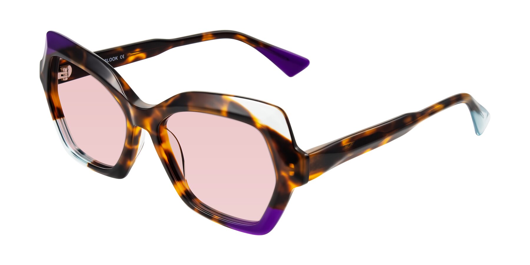 Angle of Elowen in Slow Burn with Light Garnet Tinted Lenses