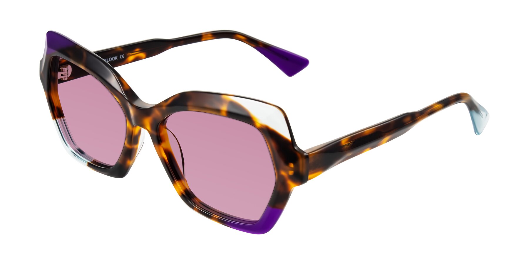 Angle of Elowen in Slow Burn with Medium Wine Tinted Lenses