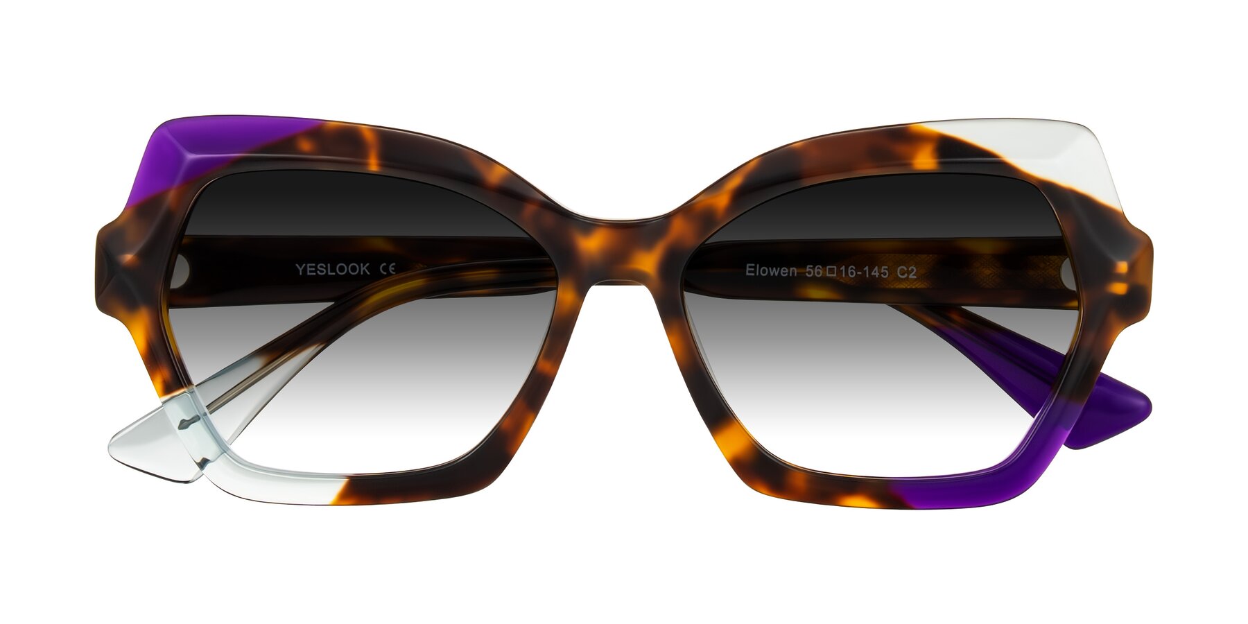 Folded Front of Elowen in Slow Burn with Gray Gradient Lenses