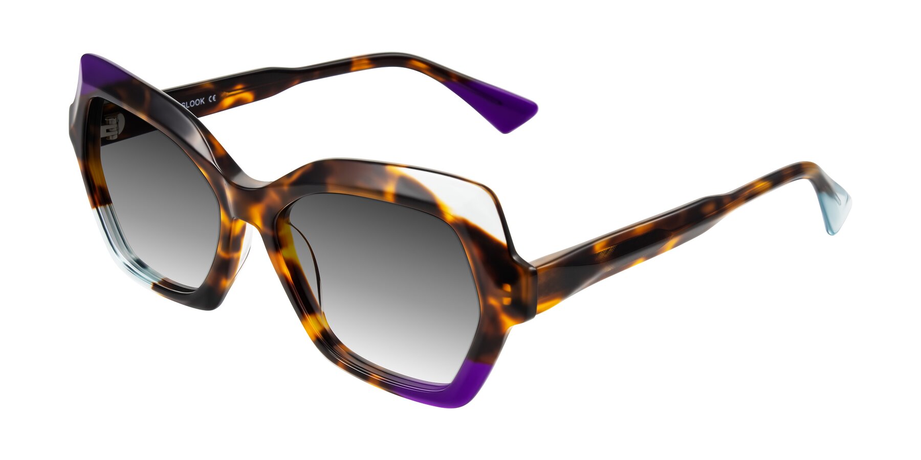 Angle of Elowen in Slow Burn with Gray Gradient Lenses
