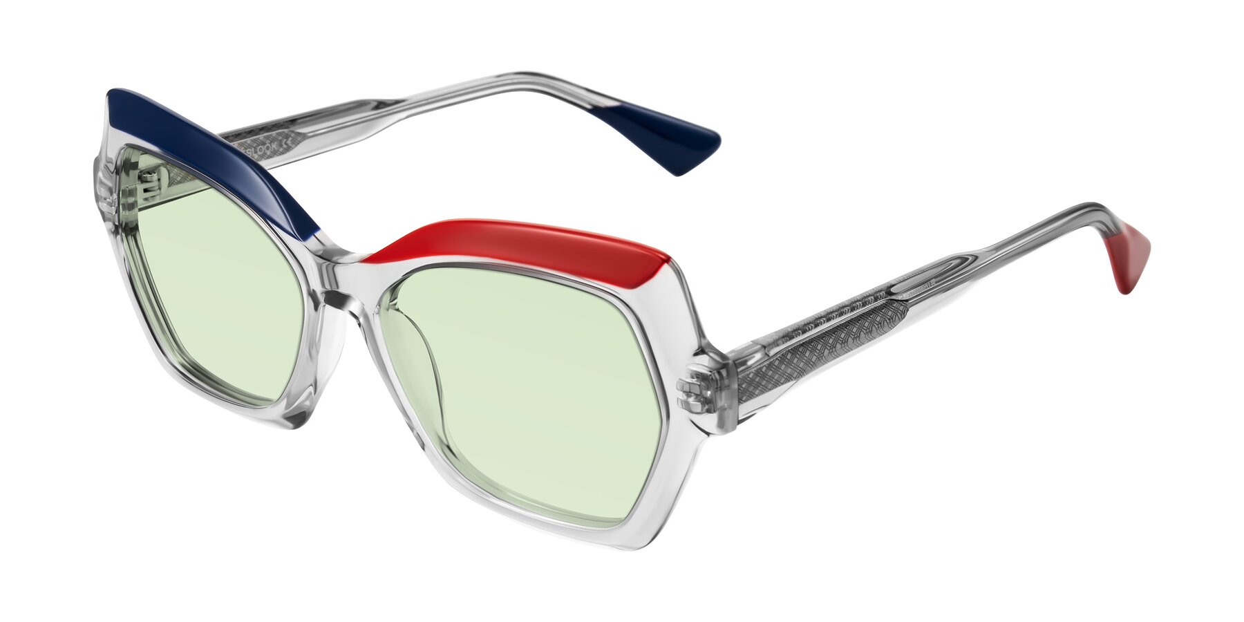 Angle of Elowen in Cold Spark with Light Green Tinted Lenses