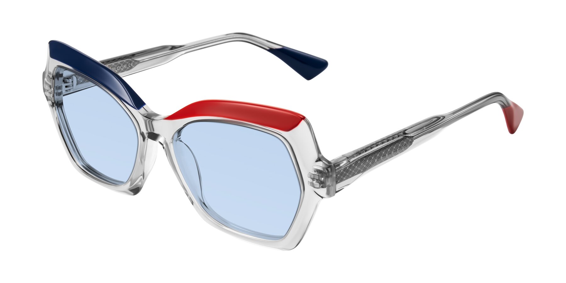 Angle of Elowen in Cold Spark with Light Blue Tinted Lenses