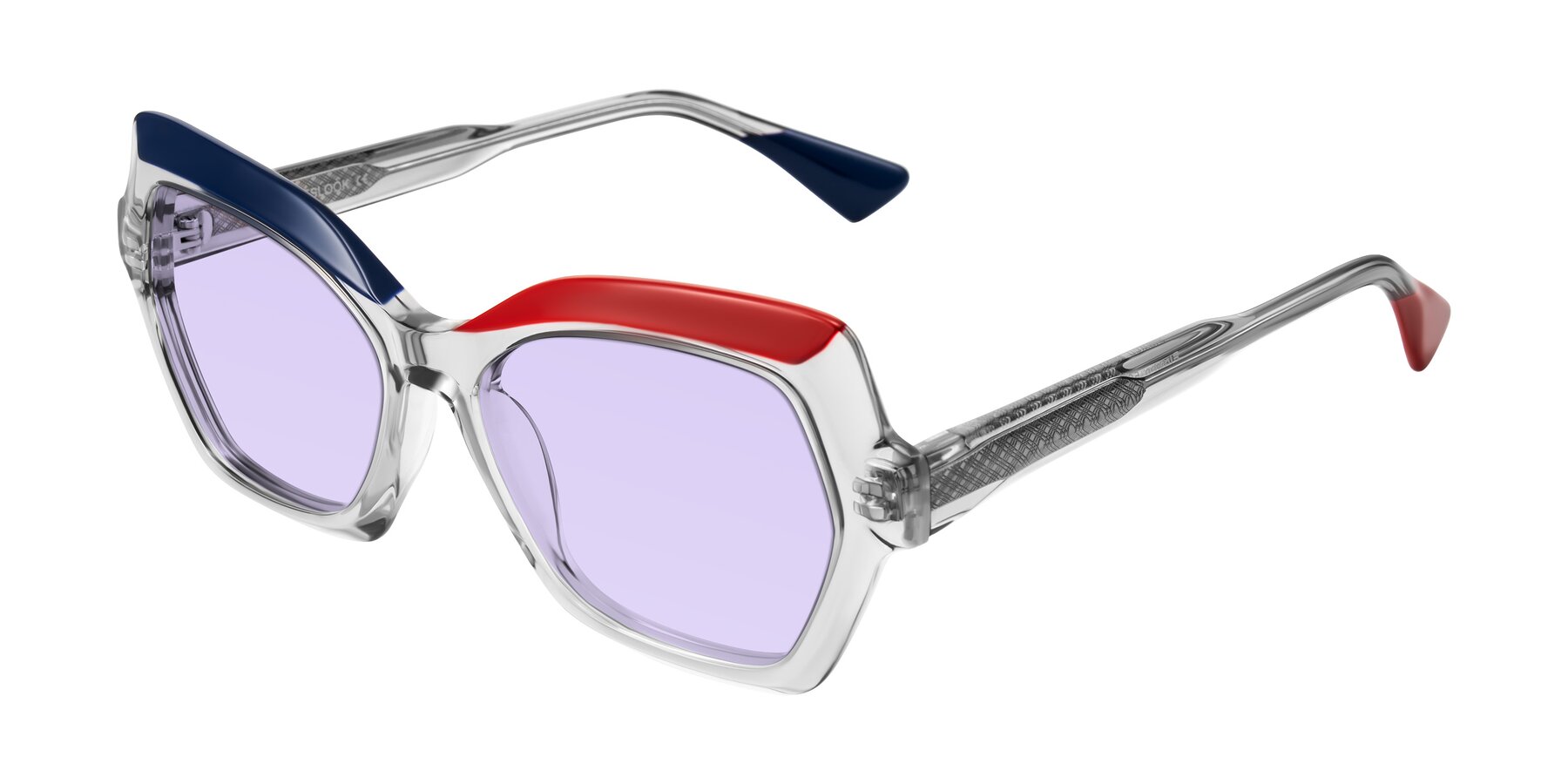 Angle of Elowen in Cold Spark with Light Purple Tinted Lenses