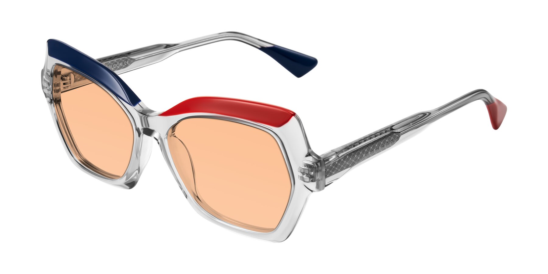 Angle of Elowen in Cold Spark with Light Orange Tinted Lenses