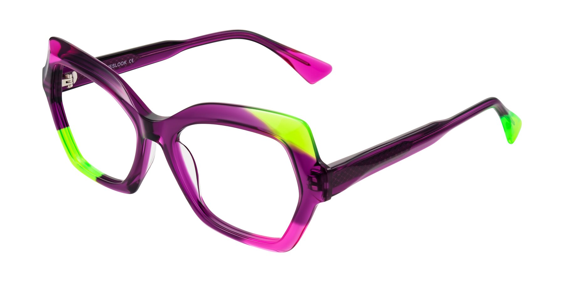 Angle of Elowen in Wild Signal with Clear Reading Eyeglass Lenses