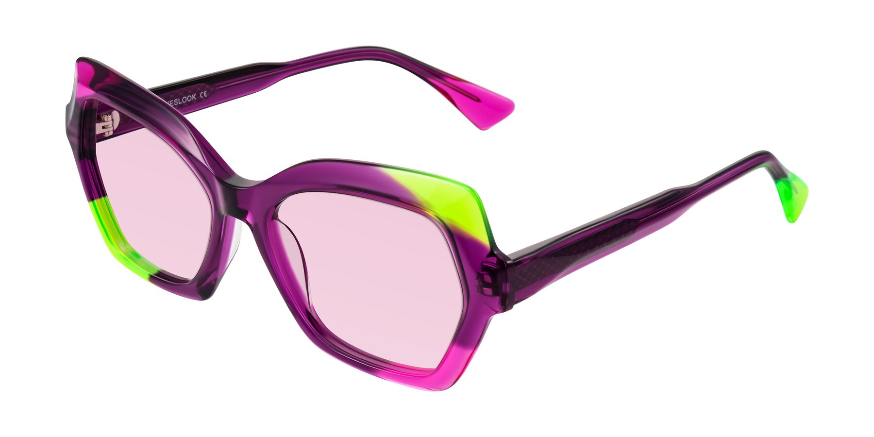 Angle of Elowen in Wild Signal with Light Pink Tinted Lenses