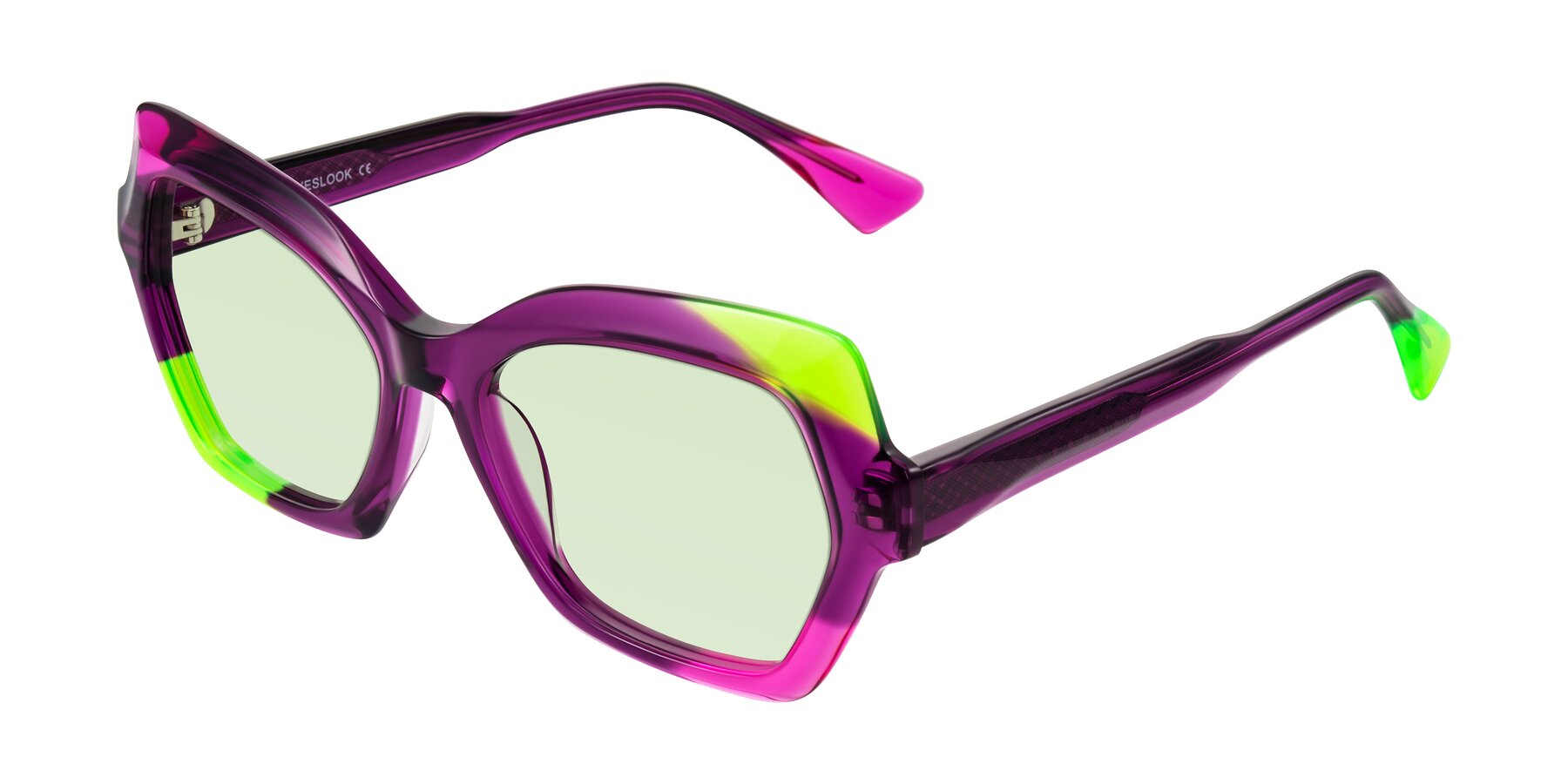 Angle of Elowen in Wild Signal with Light Green Tinted Lenses