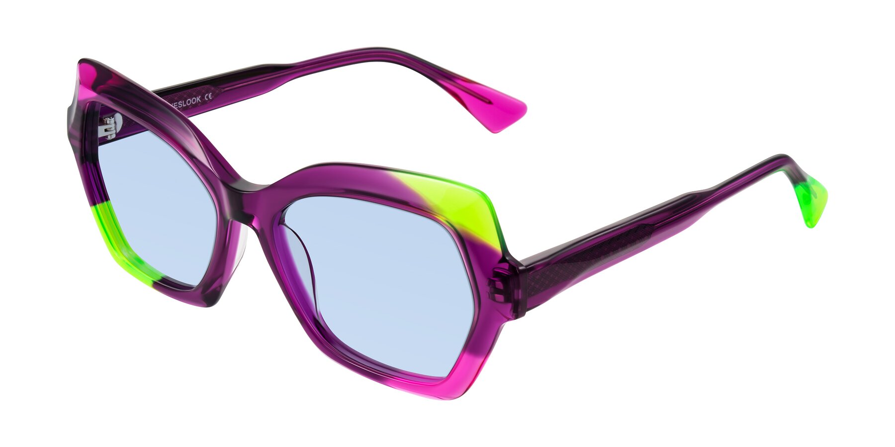 Angle of Elowen in Wild Signal with Light Blue Tinted Lenses
