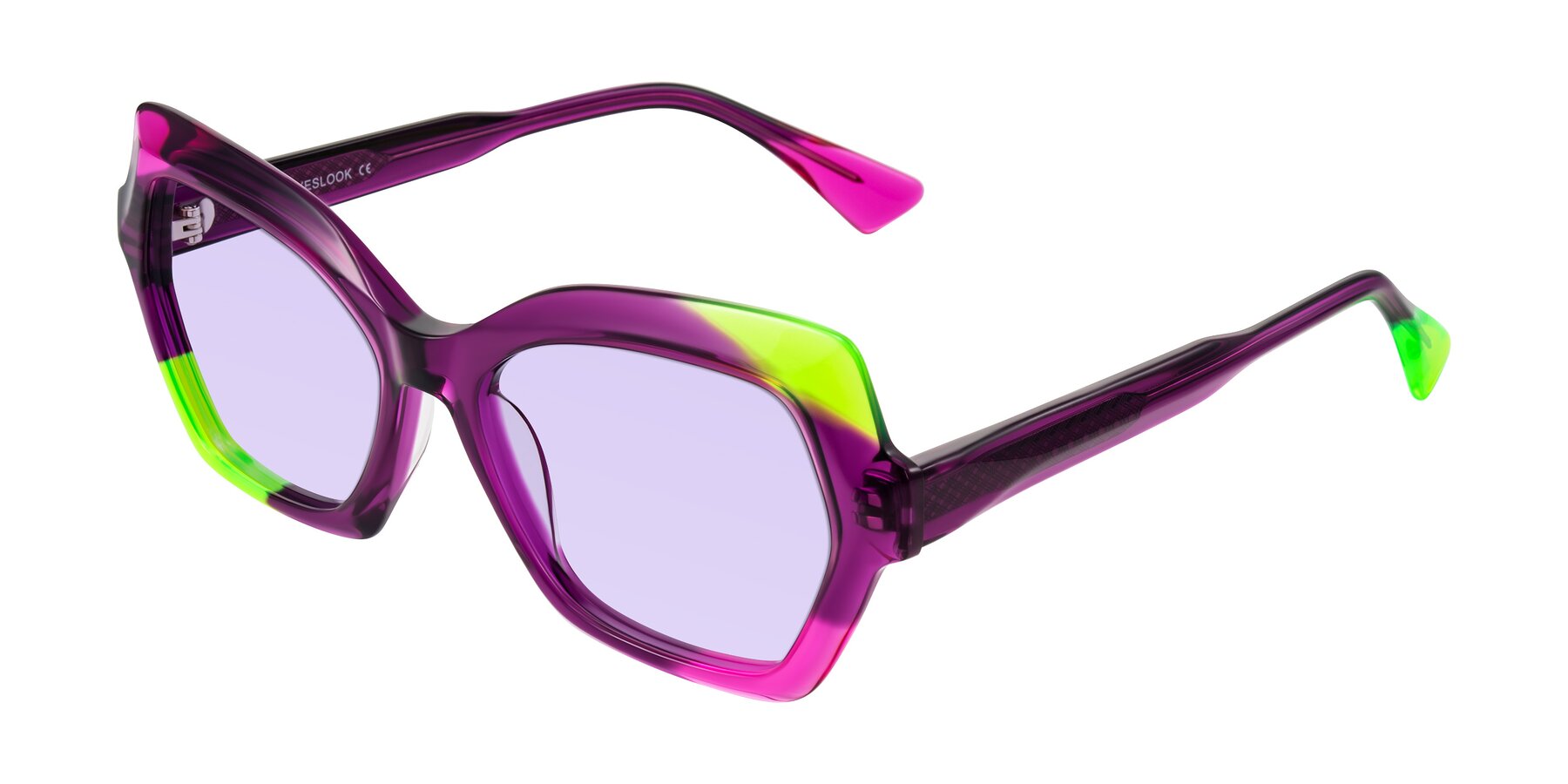 Angle of Elowen in Wild Signal with Light Purple Tinted Lenses
