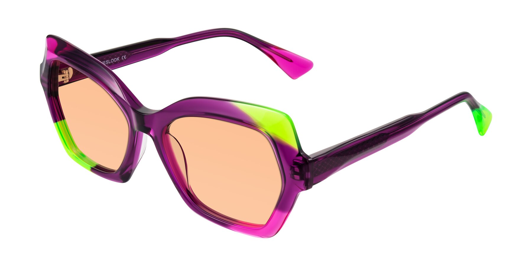 Angle of Elowen in Wild Signal with Light Orange Tinted Lenses