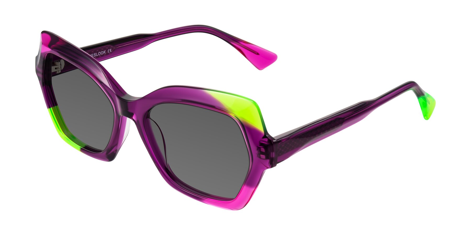 Angle of Elowen in Wild Signal with Medium Gray Tinted Lenses
