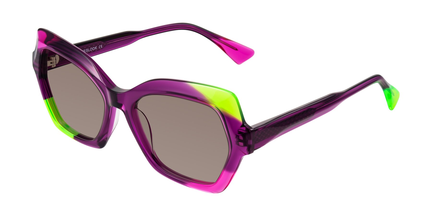 Angle of Elowen in Wild Signal with Medium Brown Tinted Lenses