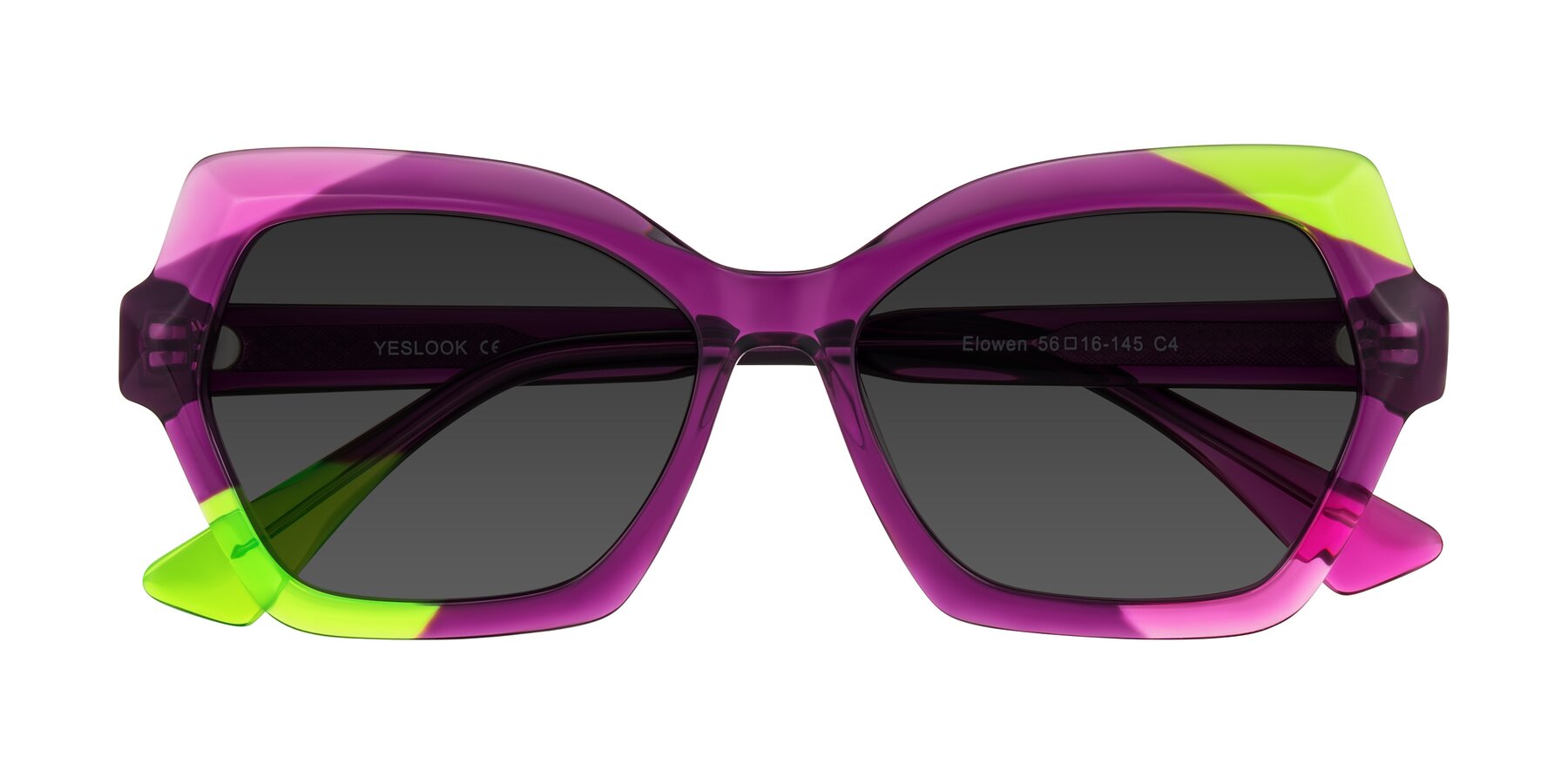 Folded Front of Elowen in Wild Signal with Gray Tinted Lenses