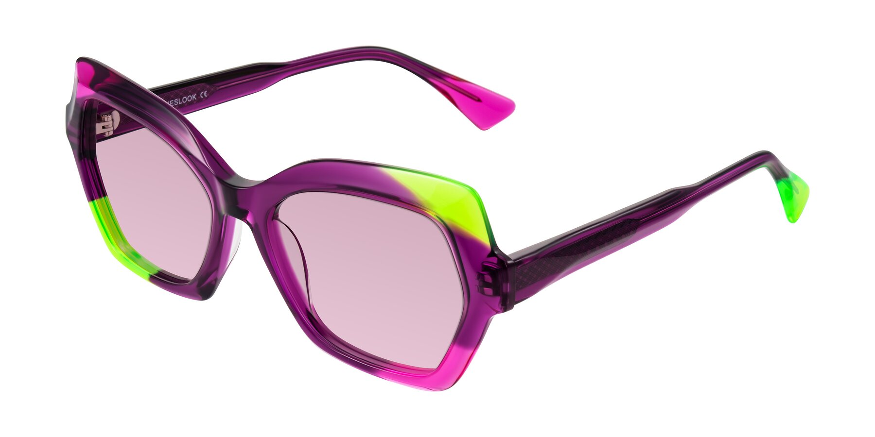 Angle of Elowen in Wild Signal with Light Wine Tinted Lenses