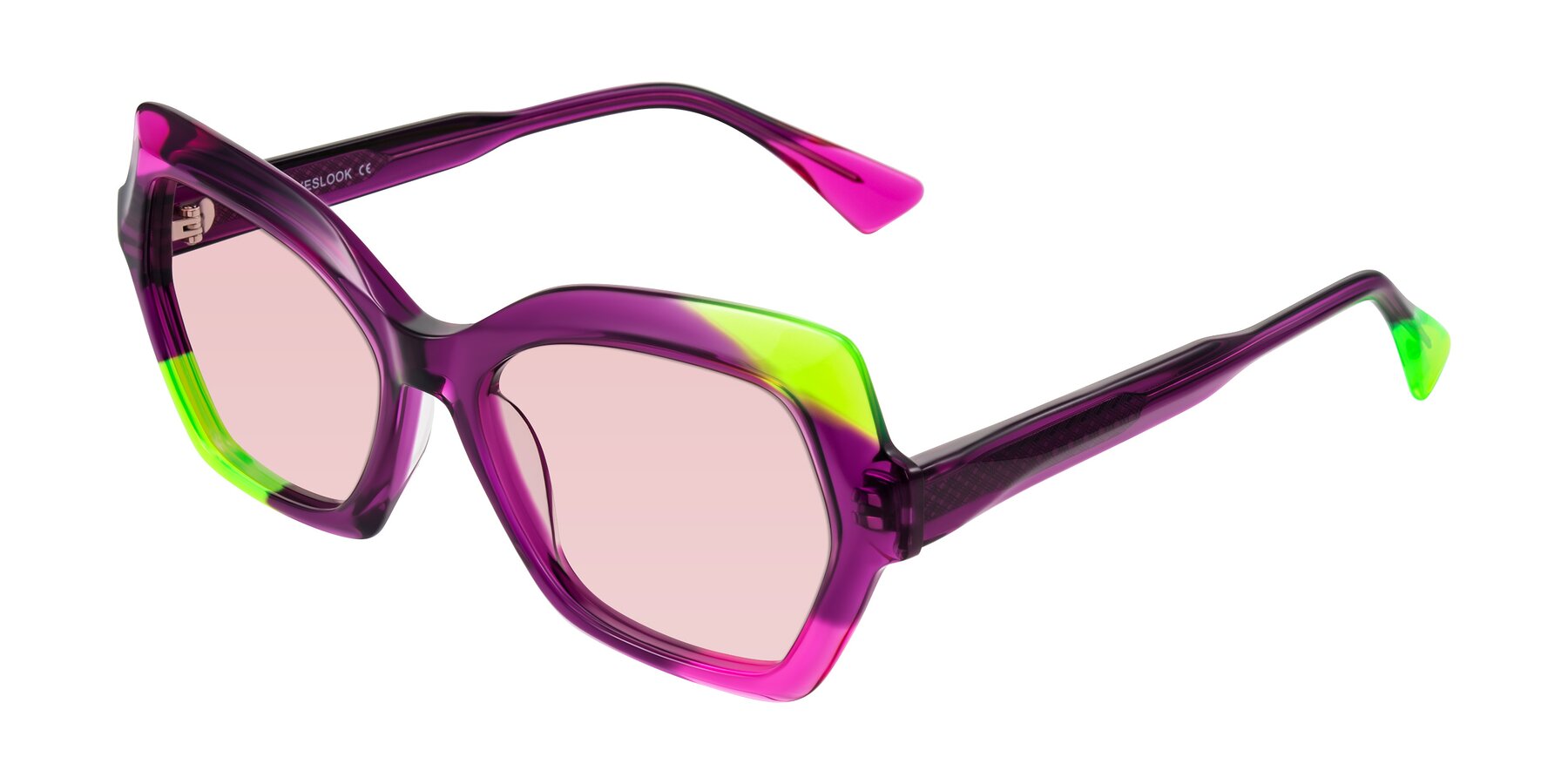 Angle of Elowen in Wild Signal with Light Garnet Tinted Lenses