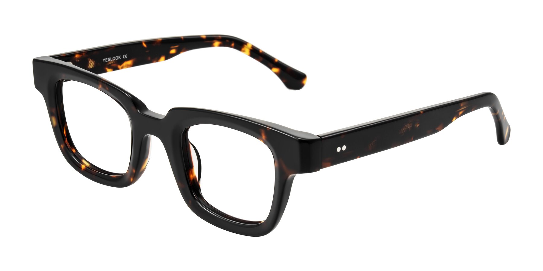 Angle of Neza in Tortoise with Clear Blue Light Blocking Lenses