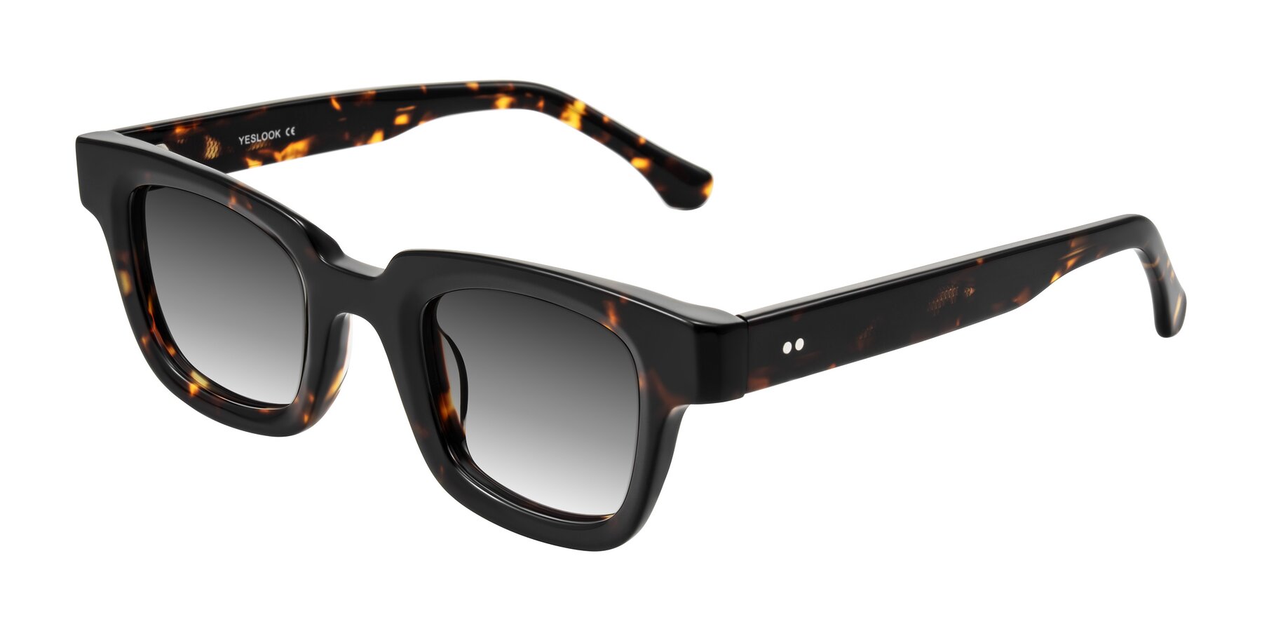 Angle of Neza in Tortoise with Gray Gradient Lenses