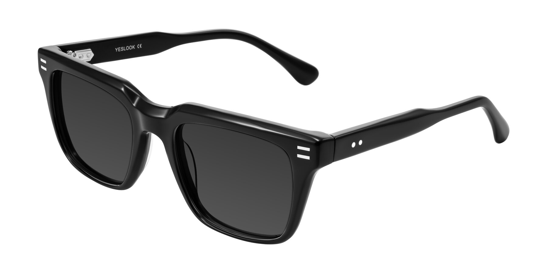 Angle of Bliss in Black with Gray Tinted Lenses