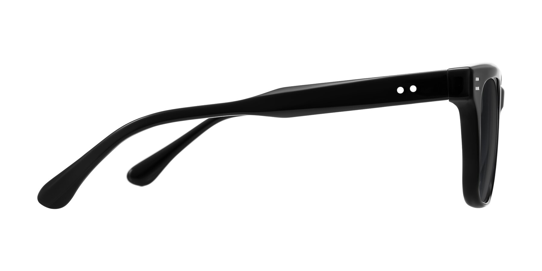 Side of Bliss in Black with Gray Tinted Lenses