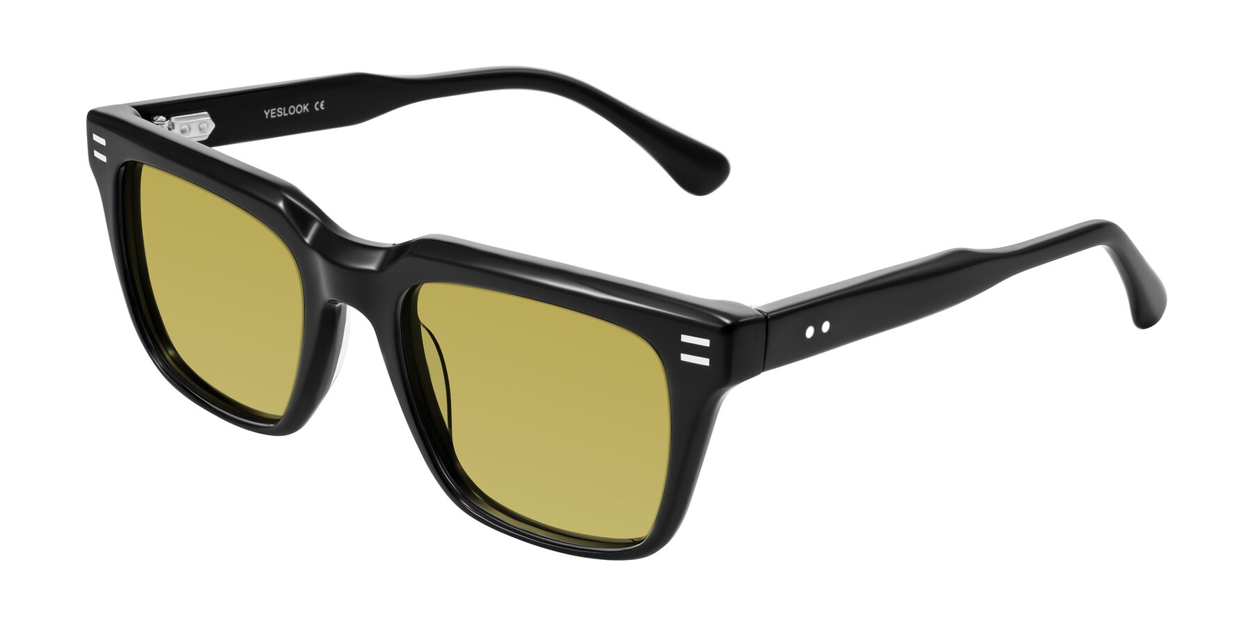 Angle of Bliss in Black with Champagne Tinted Lenses