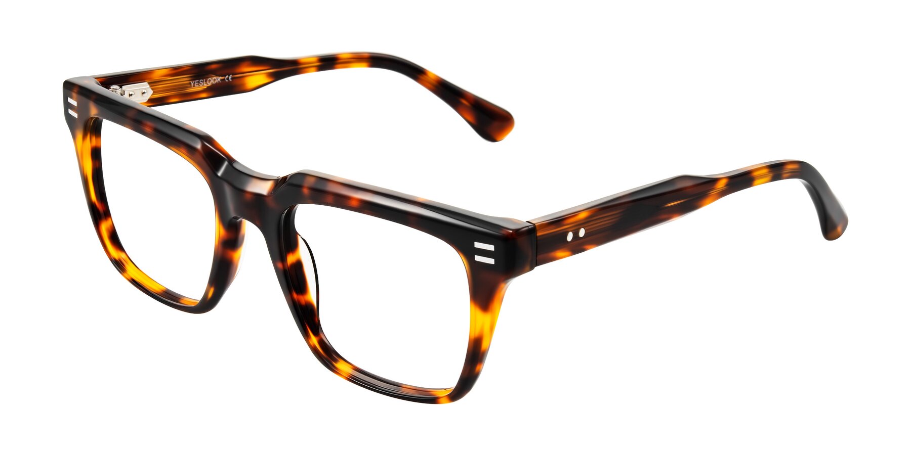 Angle of Bliss in Tortoise with Clear Blue Light Blocking Lenses