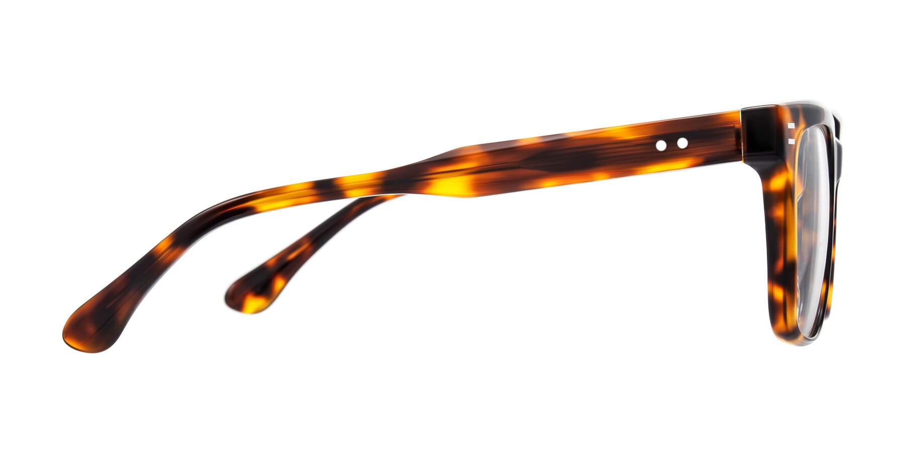 Side of Bliss in Tortoise with Clear Blue Light Blocking Lenses