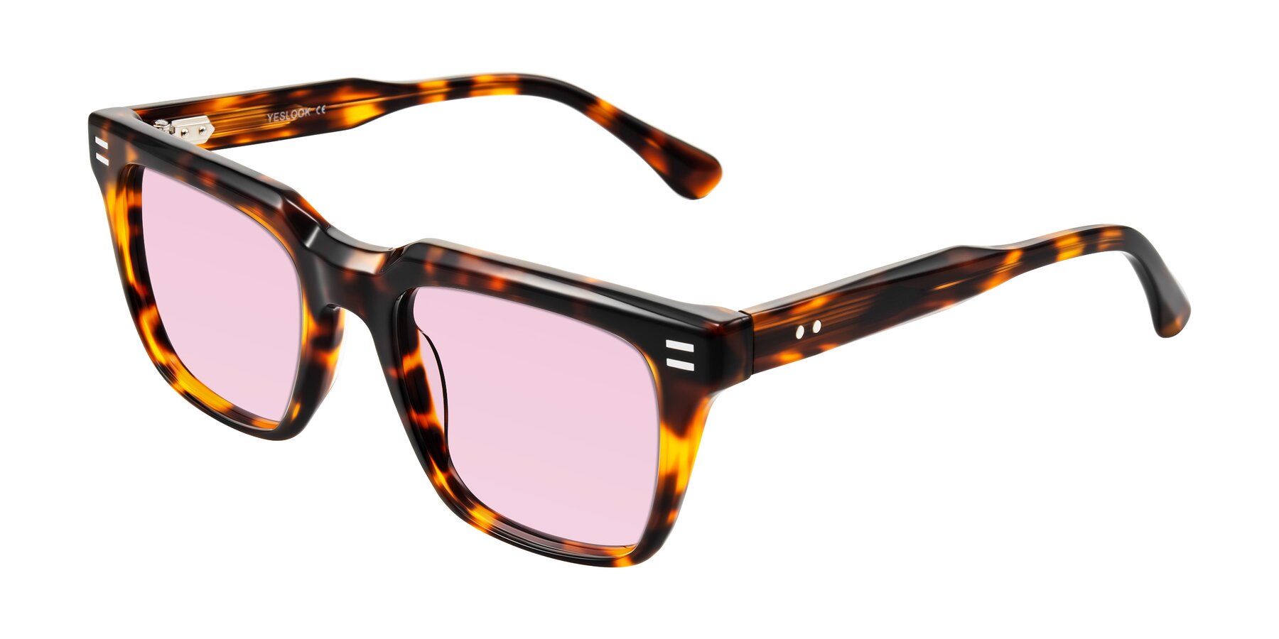 Angle of Bliss in Tortoise with Light Pink Tinted Lenses
