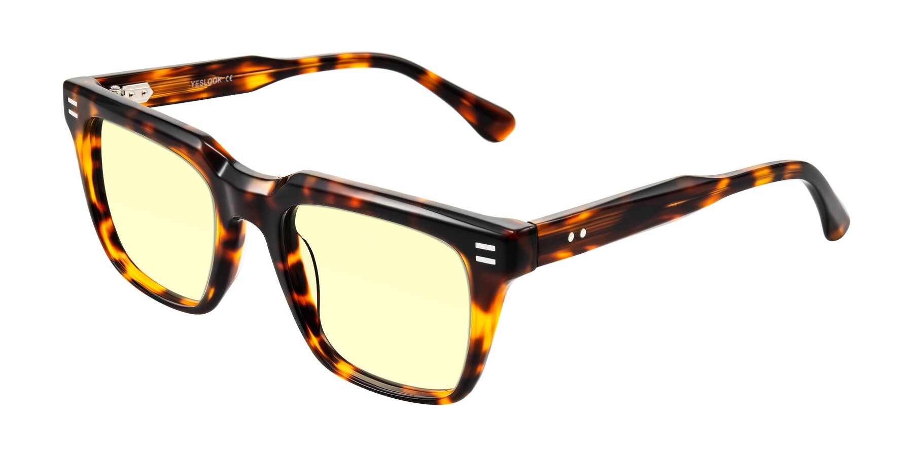 Angle of Bliss in Tortoise with Light Yellow Tinted Lenses