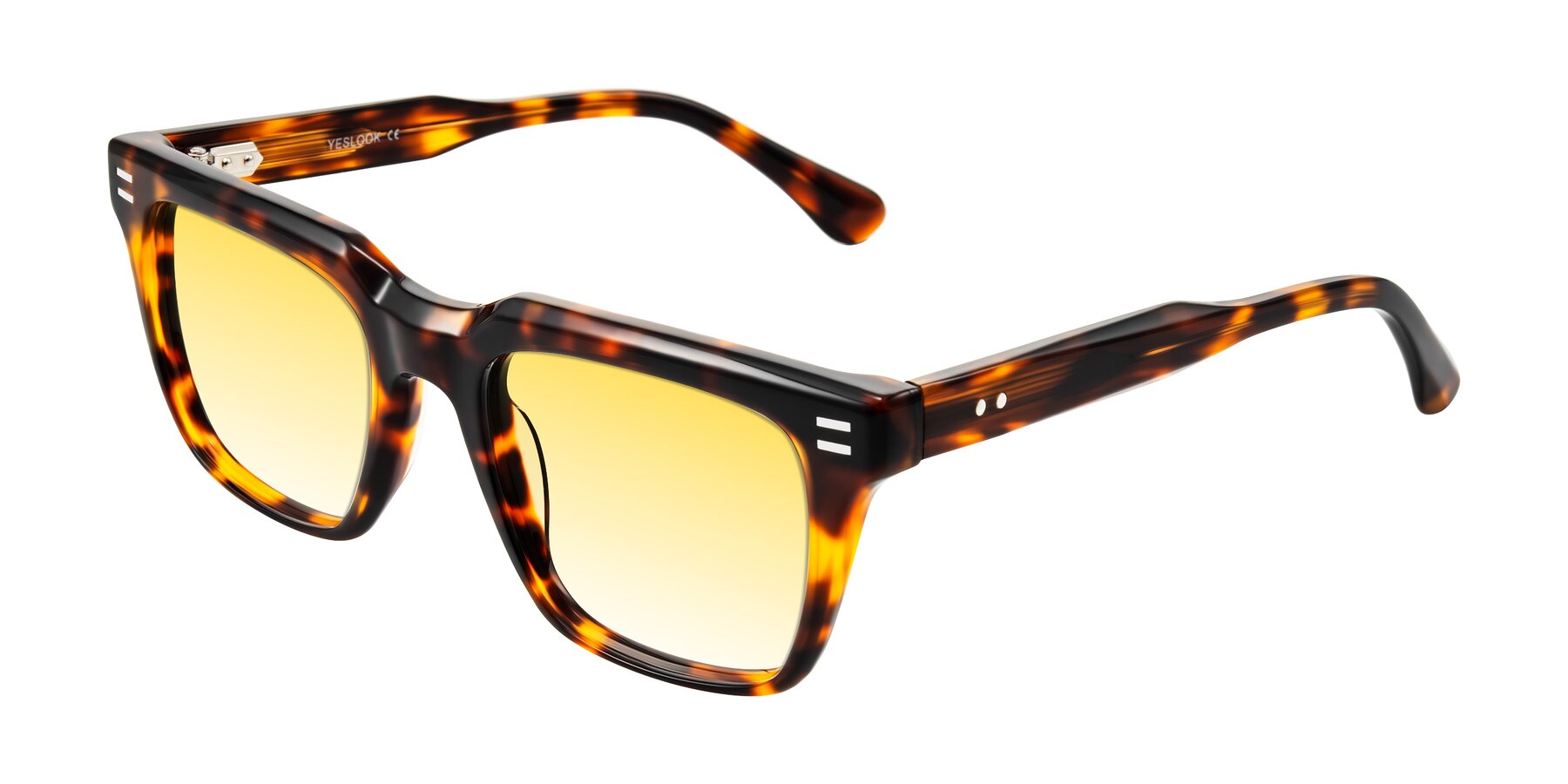 Angle of Bliss in Tortoise with Yellow Gradient Lenses